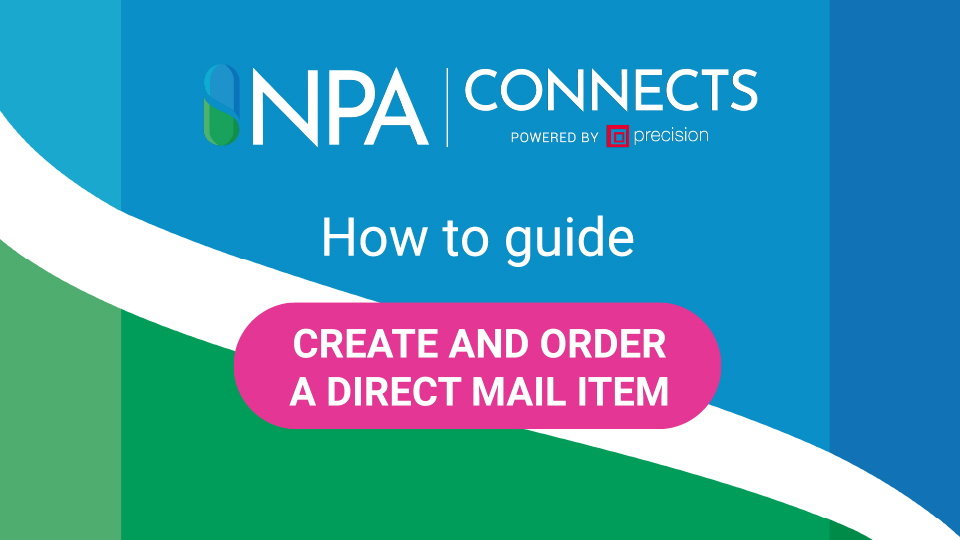 How To… Create And Order A Direct Mail Item